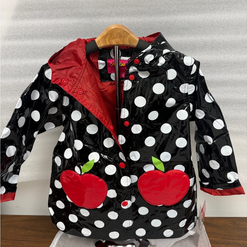 Desigual Red Lined Kids Jacket
